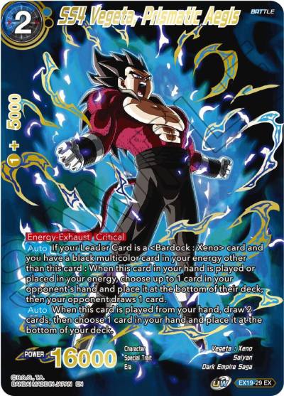 SS4 Vegeta Prismatic Aegis Foil EX19-29 Special Anniversary Set 2021 Dragonball Super card
