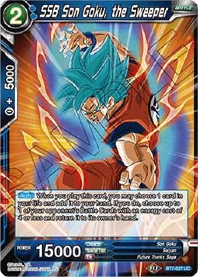 SSB Son Goku the Sweeper Foil BT7-027 Assault of the Saiyans Dragonball Super card