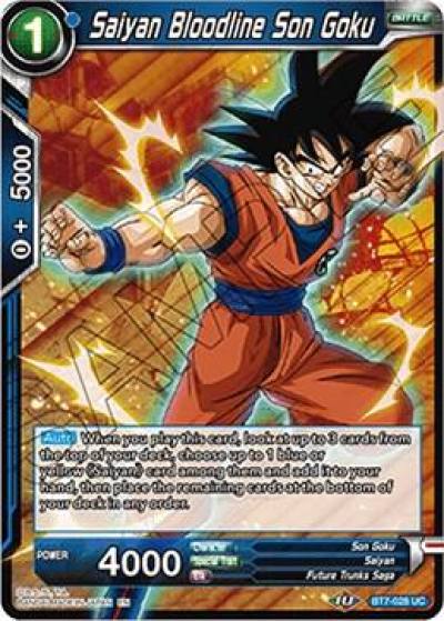 Saiyan Bloodline Son Goku BT7-028 Assault of the Saiyans Dragonball Super card