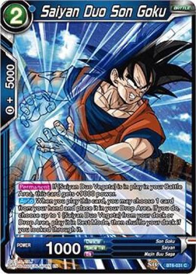 Saiyan Duo Son Goku BT6-031 Destroyer Kings Dragonball Super card