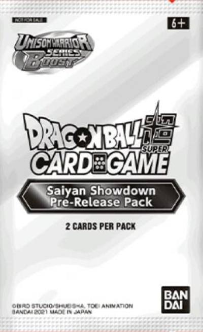 Saiyan Showdown Pre Release Pack Saiyan Showdown Pre-Release Cards Dragonball Super card