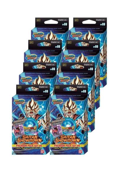 Saiyan Showdown Premium Pack Set 06 Display  Saiyan Showdown Dragonball Super card