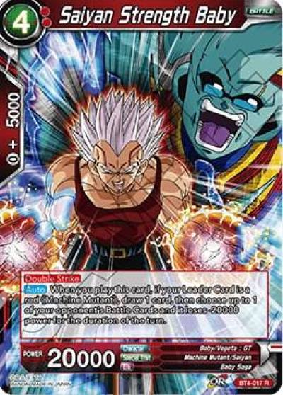 Saiyan Strength Baby BT4-017 Colossal Warfare Dragonball Super card