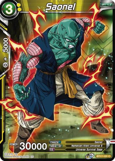 Saonel Foil BT17-101 Ultimate Squad Dragonball Super card