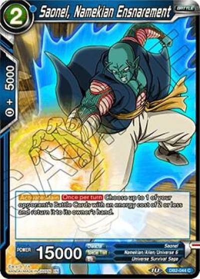 Saonel Namekian Ensnarement DB2-044 Draft Box 05 - Divine Multiverse Dragonball Super card