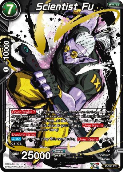 Scientist Fu Alternate Art Foil P-036 Special Anniversary Set Dragonball Super card