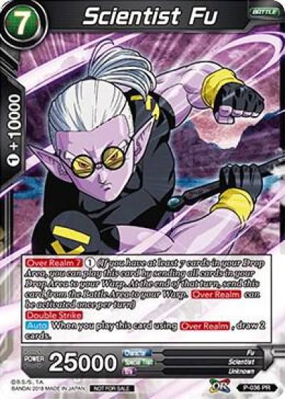 Scientist Fu P-036 Promotion Cards Dragonball Super card