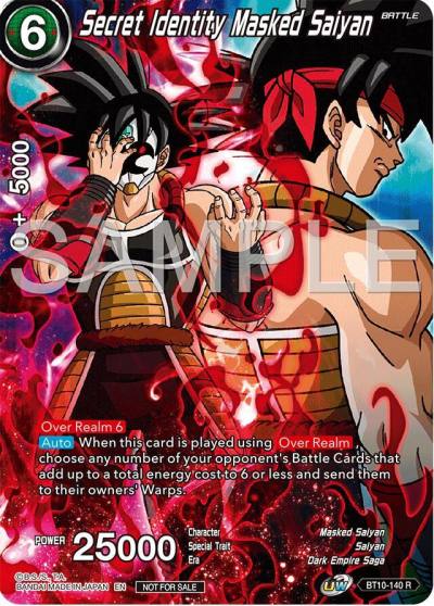 Secret Identity Masked Saiyan Premium Alt Art Card Set 2024 Vol2 BT10-140 Promotion Cards Dragonball Super card