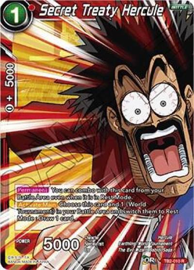 Secret Treaty Hercule TB2-010 World Martial Arts Tournament Dragonball Super card