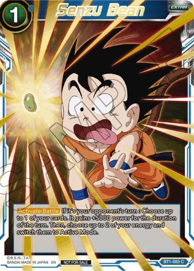 Senzu Bean Alt Art Card Set 2023 Vol 3 BT1-053 Tournament Promotion Cards Dragonball Super card