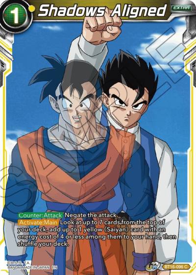 Shadows Aligned BT16-096 Realm of the Gods Dragonball Super card