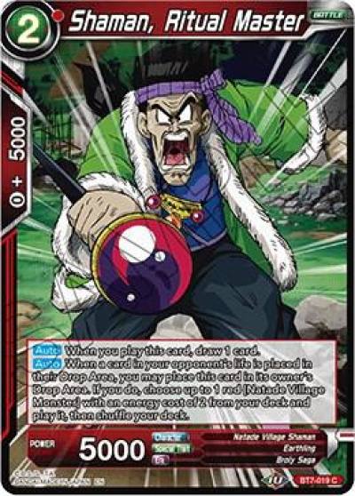 Shaman Ritual Master Foil BT7-019 Assault of the Saiyans Dragonball Super card