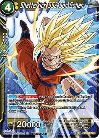 Shatterkick SS2 Son Gohan P-099 Promotion Cards Dragonball Super card