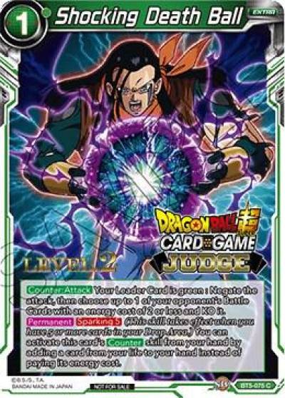 Shocking Death Ball Level 2 BT5-075 Judge Promotion Cards Dragonball Super card