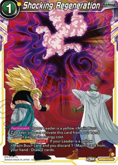 Shocking Regeneration BT20-113 Power Absorbed Dragonball Super card
