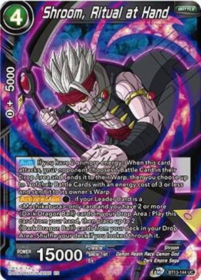Shroom Ritual at Hand BT13-144 Supreme Rivalry Dragonball Super card
