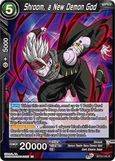 Shroom a New Demon God Foil BT12-145 Vicious Rejuvenation Dragonball Super card
