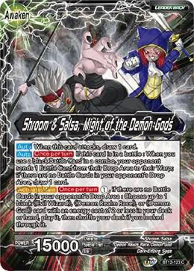 Shroom and Salsa Shroom and Salsa Might of the Demon Gods BT12-123 Vicious Rejuvenation Dragonball Super card