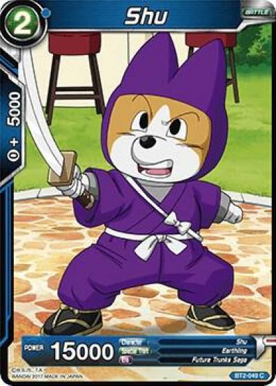 Shu BT2-049 Union Force Dragonball Super card