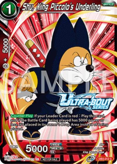 Shu King Piccolos Underling Event Pack 17 DB3-012 Promotion Cards Dragonball Super card