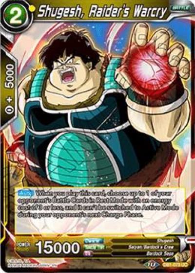 Shugesh Raiders Warcry DB1-073 Draft Box 04 - Dragon Brawl Dragonball Super card