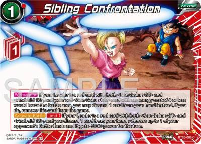 Sibling Confrontation BT26-006 Ultimate Advent Dragonball Super card