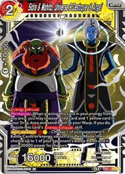 Sidra and Mohito Universe 9 Destroyer and Angel DB2-171 Draft Box 05 - Divine Multiverse Dragonball Super card