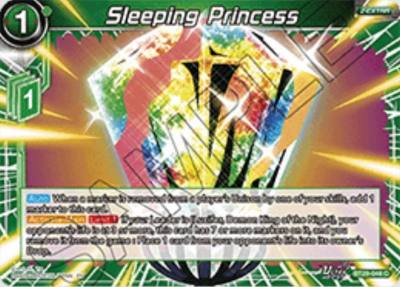 Sleeping Princess BT29-046 Fearsome Rivals Dragonball Super card
