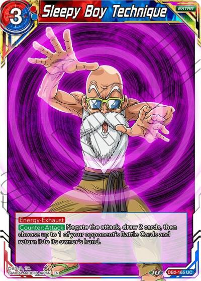 Sleepy Boy Technique DB2-165 Draft Box 05 - Divine Multiverse Dragonball Super card