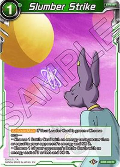 Slumber Strike DB1-059 Draft Box 04 - Dragon Brawl Dragonball Super card