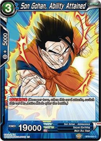 Son Gohan Ability Attained BT6-032 Destroyer Kings Dragonball Super card