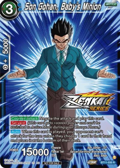 Son Gohan Babys Minion Event Pack 12 BT11-035 Tournament Promotion Cards Dragonball Super card