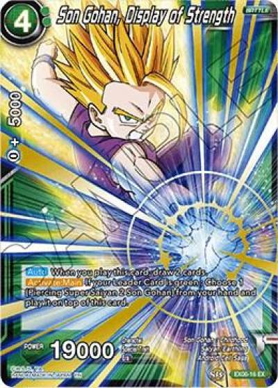 Son Gohan Display of Strength EX06-16 Special Anniversary Set Dragonball Super card