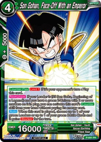 Son Gohan Face Off With an Emperor Deluxe Pack 2025 Vol2 P-691 Promotion Cards Dragonball Super card
