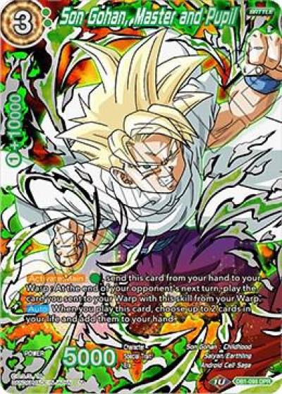Son Gohan Master and Pupil DB1-098 Draft Box 04 - Dragon Brawl Dragonball Super card