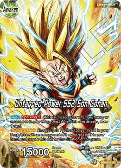 Son Gohan Untapped Power SS2 Son Gohan Foil BT6-079 Destroyer Kings Dragonball Super card