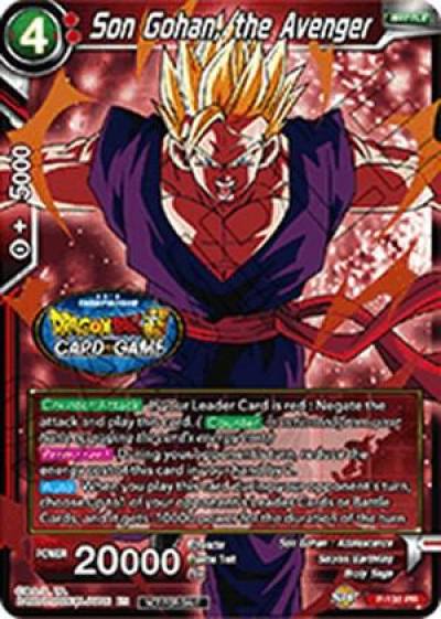 Son Gohan the Avenger P-138 Tournament Promotion Cards Dragonball Super card