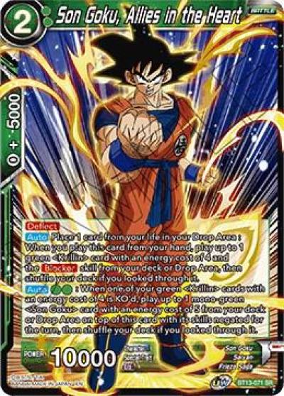 Son Goku Allies in the Heart BT13-071 Supreme Rivalry Dragonball Super card