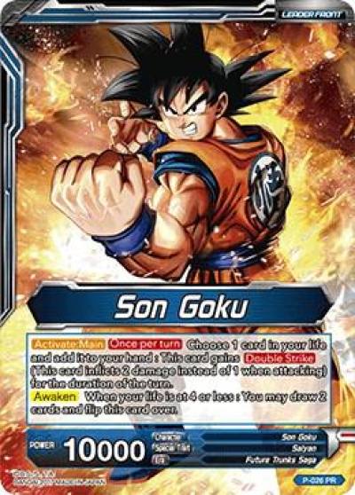 Son Goku Awakened Strike SSB Son Goku P-026 Promotion Cards Dragonball Super card