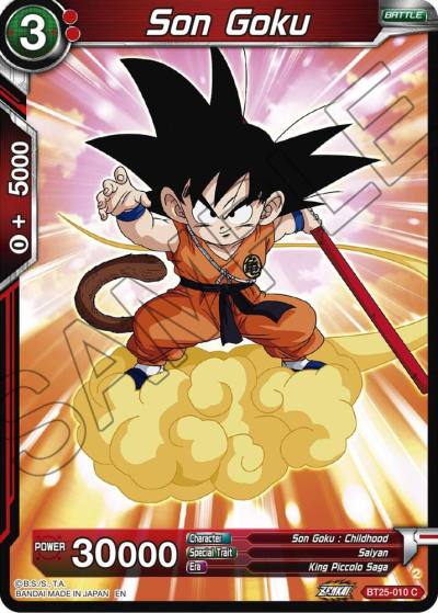 Son Goku BT25-010 Legend of the Dragon Balls Dragonball Super card