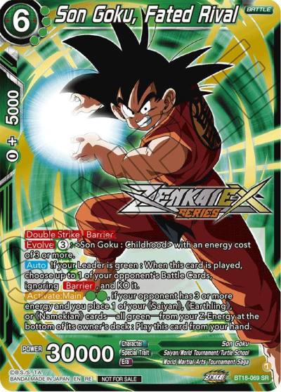 Son Goku Fated Rival Event Pack 14 BT18-069 Promotion Cards Dragonball Super card