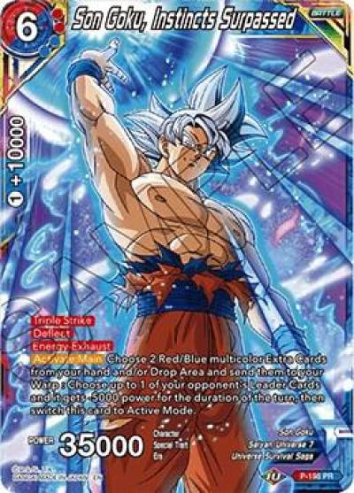 Son Goku Instincts Surpassed P-198 Promotion Cards Dragonball Super card
