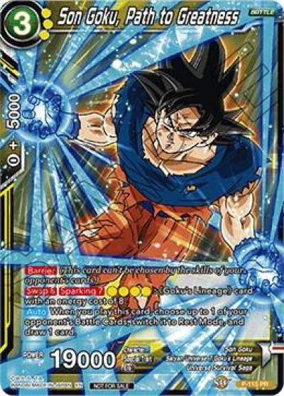 Son Goku Path to Greatness Power Booster P-115 Promotion Cards Dragonball Super card
