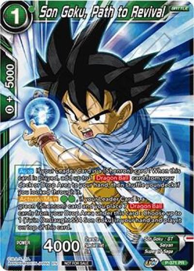 Son Goku Path to Revival Tournament Pack Vol 7 P-371 Tournament Promotion Cards Dragonball Super card