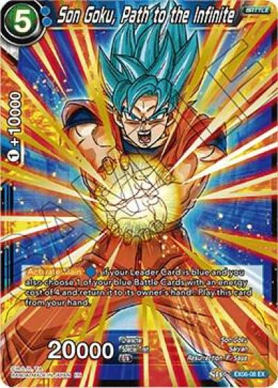 Son Goku Path to the Infinite EX06-08 Special Anniversary Set Dragonball Super card
