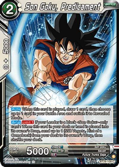 Son Goku Predicament BT29-109 Fearsome Rivals Dragonball Super card