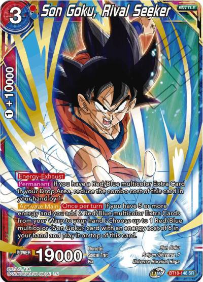 Son Goku Rival Seeker BT10-148 Rise of the Unison Warrior Dragonball Super card