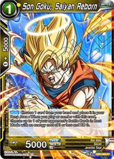 Son Goku Saiyan Reborn DB1-063 Draft Box 04 - Dragon Brawl Dragonball Super card