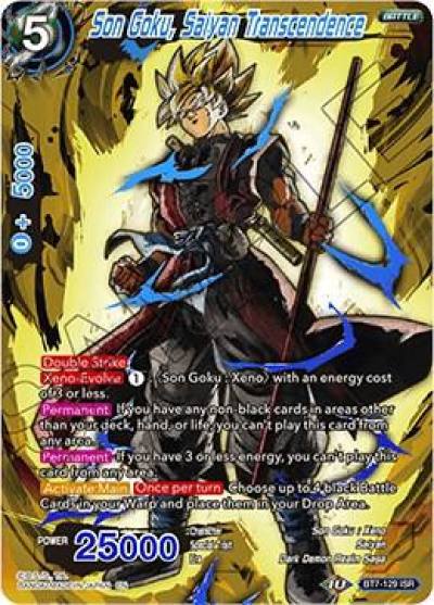 Son Goku Saiyan Transcendence BT7-129 Assault of the Saiyans Dragonball Super card