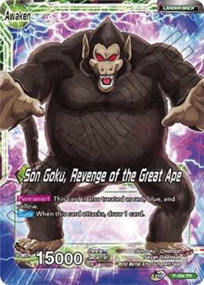 Son Goku Son Goku Revenge of the Great Ape Foil P-264 Promotion Cards Dragonball Super card
